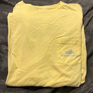 Mens Yellow Sea Turtle Vineyard Vines Tee